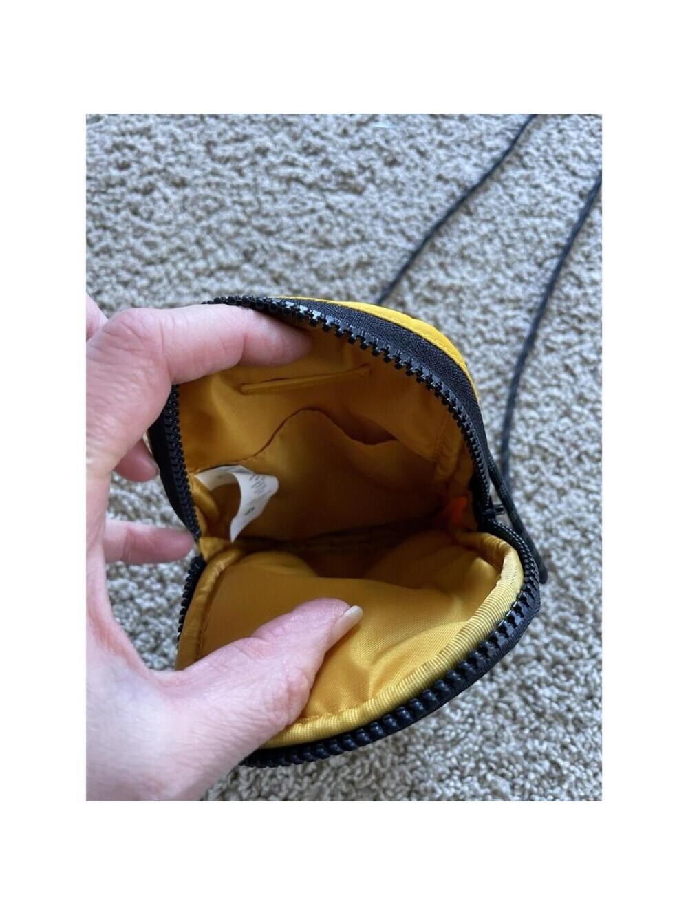 Lululemon Take It On Crossbody Pouch Honey Lemon Messenger Bag Purse Fanny Pack - Picture 7 of 13